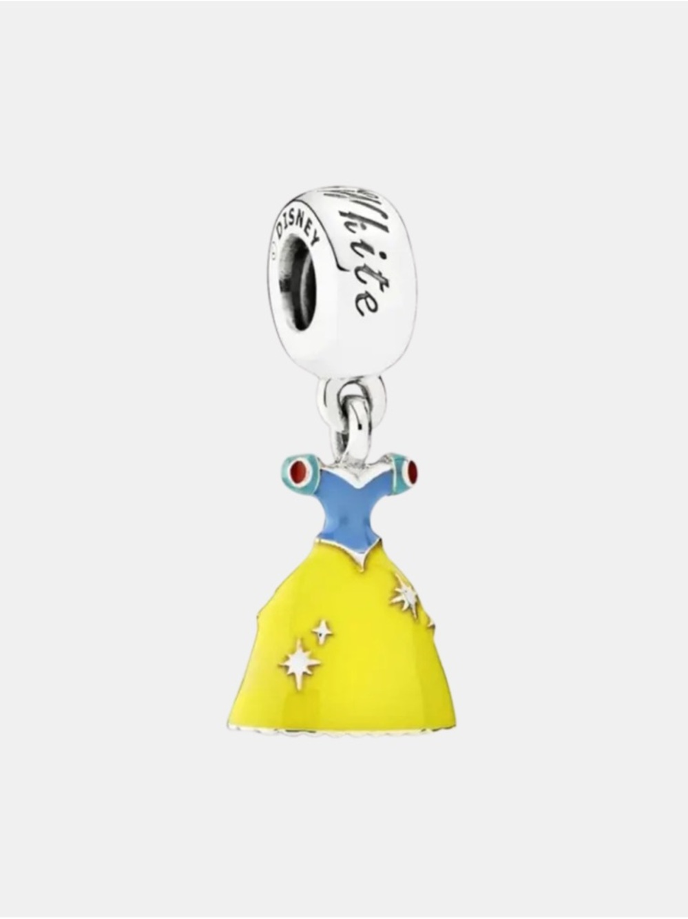 New Pandora Snow White Dress Dangle Charm - Picture 2 of 3